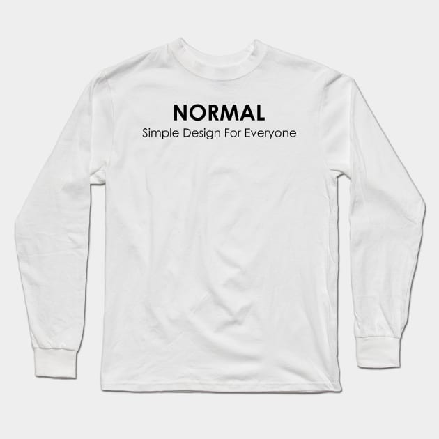 Normal - 02 Long Sleeve T-Shirt by SanTees